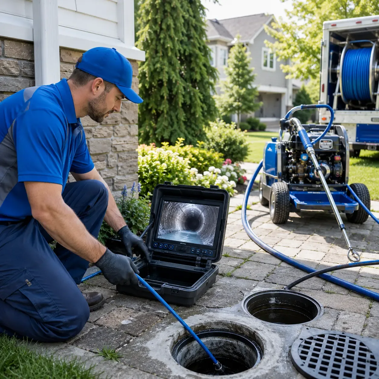 Outdoor drain cleaning professionals serving Denton, NE